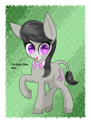 Size: 2000x2700 | Tagged: safe, artist:scandianon, derpibooru import, octavia melody, donkey, g4, burroctavia, donkified, female, happy, looking at you, mare, open mouth, open smile, smiling, solo, talking, talking to viewer, tall, vulgar