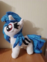 Size: 3000x4000 | Tagged: safe, artist:jbond, derpibooru import, dj pon-3, vinyl scratch, pony, unicorn, g4, female, handmade, horn, irl, mare, photo, photography, plushie, solo