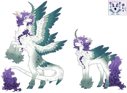 Size: 5617x4144 | Tagged: safe, artist:sleepy-nova, derpibooru import, oc, oc only, oc:nightingale, alicorn, seraph, seraphicorn, absurd resolution, colored wings, curved horn, horn, multicolored wings, multiple wings, simple background, solo, transparent background, wings