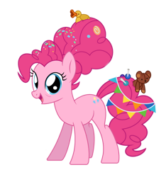 Size: 1532x1638 | Tagged: safe, artist:xmastermmosx, derpibooru import, pinkie pie, earth pony, pony, g4, female, mare, older, older pinkie pie, simple background, solo, transparent background