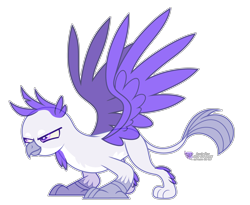 Size: 4696x3848 | Tagged: safe, artist:lavender-bases, derpibooru import, gallus, griffon, absurd resolution, base, male, simple background, solo, transparent background, watermark