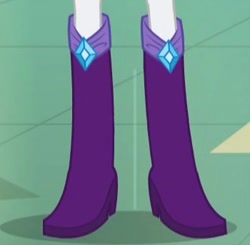 Size: 350x343 | Tagged: safe, derpibooru import, screencap, rarity, equestria girls, g4, rainbow rocks, boots, boots shot, high heel boots, legs, pictures of legs, shoes, solo