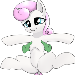 Size: 2000x2000 | Tagged: safe, artist:742, derpibooru import, twinkleshine, oc, oc:anon, pony, unicorn, g4, belly, female, hand, horn, mare, ribcage, round belly, simple background, solo, transparent background, upsies