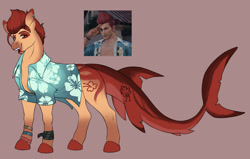 Size: 1280x813 | Tagged: safe, artist:malinraf1615, derpibooru import, original species, pony, shark, shark pony, anime, final fantasy, final fantasy vii, ponified, solo, species swap