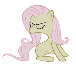 Size: 1024x942 | Tagged: safe, artist:cappy-code, derpibooru import, fluttershy, pegasus, pony, g4, the return of harmony, boo hoo, discorded, female, mare, simple background, solo, transparent background, vector