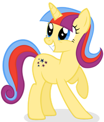 Size: 900x1059 | Tagged: safe, artist:sirleandrea, derpibooru import, oc, oc only, oc:nebula spark, pony, unicorn, g4, female, horn, mare, raised hoof, raised leg, simple background, solo, transparent background, unicorn oc, vector