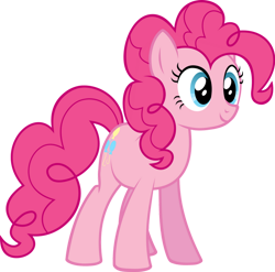 Size: 900x890 | Tagged: safe, artist:vaderpl, derpibooru import, pinkie pie, earth pony, pony, baby cakes, g4, female, mare, simple background, solo, transparent background, vector