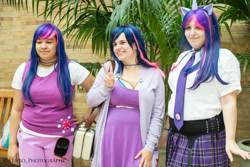 Size: 4896x3264 | Tagged: safe, artist:xen photography, derpibooru import, twilight sparkle, human, g4, absurd resolution, anime boston, anime boston 2013, clothes, cosplay, costume, hand on hip, irl, irl human, peace sign, photo