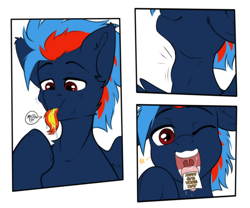 Size: 3000x2500 | Tagged: safe, artist:etoz, derpibooru import, oc, oc:black the dragon, pegasus, celebration, drool, drool string, eyes on the prize, gulp, imminent vore, implied death, implied digestion, macro, mawshot, micro, one eye closed, open mouth, size difference, soft vore, struggling, swearing, throat bulge, unwilling prey, vore, vore day, vulgar