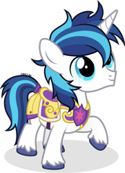 Size: 2322x3199 | Tagged: safe, artist:cirillaq, derpibooru import, shining armor, pony, g4, armor, colt, colt shining armor, foal, male, simple background, solo, transparent background, younger