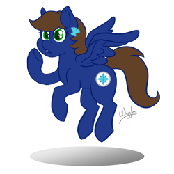 Size: 1000x1000 | Tagged: safe, alternate version, artist:wiggles, derpibooru import, oc, oc only, pegasus, pony, alternate hair color, female, mare, simple background, solo, transparent background