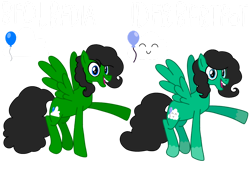 Size: 1032x774 | Tagged: safe, artist:meghan12345, derpibooru import, pegasus, pony, g4, balloony (battle for dream island), battle for dream island, coat markings, cutie mark, duo, flying, male, open mouth, open smile, ponified, raised hoof, raised leg, simple background, smiling, socks (coat marking), species swap, spread wings, stallion, transparent background, wings