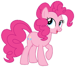 Size: 698x627 | Tagged: safe, artist:noi kincade, derpibooru import, pinkie pie, earth pony, pony, g4, female, mare, simple background, solo, transparent background