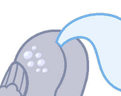 Size: 299x237 | Tagged: safe, derpibooru import, frosty dew, pegasus, pony, g4, background pony, base used, butt, butt only, close-up, cutie mark, female, mare, not derpy, pictures of butts, plot, simple background, solo, transparent background, zoom in