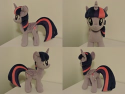 Size: 1597x1199 | Tagged: safe, artist:little-broy-peep, derpibooru import, twilight sparkle, twilight sparkle (alicorn), alicorn, pony, g4, irl, photo, plushie, solo