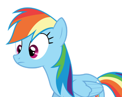 Size: 1280x1013 | Tagged: safe, artist:yellowdash1998v2, derpibooru import, rainbow dash, pegasus, pony, g4, sleepless in ponyville, female, mare, puzzled, simple background, solo, transparent background, vector