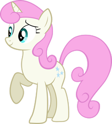 Size: 1280x1413 | Tagged: safe, artist:yellowdash1998v2, derpibooru import, twinkleshine, pony, unicorn, g4, triple threat, adorableshine, cute, female, horn, kindhearted, mare, raised hoof, raised leg, simple background, smiling, solo, transparent background, vector