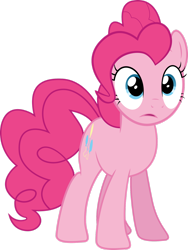 Size: 1280x1701 | Tagged: safe, artist:yellowdash1998v2, derpibooru import, pinkie pie, earth pony, pony, g4, the beginning of the end, female, mare, simple background, solo, transparent background, vector