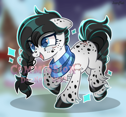 Size: 1920x1785 | Tagged: safe, artist:scarffist, derpibooru import, oc, oc only, earth pony, pony, base used, black mane, blue eyes, commission, solo, winter, ych result