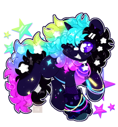 Size: 1526x1648 | Tagged: safe, artist:browniiponii, derpibooru import, oc, oc only, chibi, commission open, neon, simple background, solo, transparent background