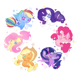 Size: 750x750 | Tagged: source needed, safe, artist:guagua723, derpibooru import, applejack, fluttershy, pinkie pie, rainbow dash, rarity, twilight sparkle, alicorn, earth pony, pegasus, seapony (g4), unicorn, g4, applejack's hat, blushing, clothes, cowboy hat, dorsal fin, eyelashes, eyes closed, female, fin, fin wings, fins, fish tail, flowing mane, flowing tail, hat, heart, horn, looking at you, mane six, mare, one eye closed, open mouth, open smile, scales, seaponified, seapony applejack, seapony fluttershy, seapony pinkie pie, seapony rainbow dash, seapony rarity, seapony twilight, simple background, smiling, smiling at you, solo, sparkles, species swap, spread wings, swimming, tail, white background, wings, wink, winking at you