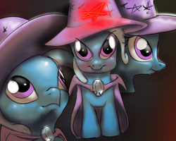 Size: 2500x2000 | Tagged: safe, artist:rubyrelax, derpibooru import, trixie, unicorn, g4, cape, clothes, funko, hat, horn, looking at you, multiple angles, pentagram, toy, trixie's cape, trixie's hat