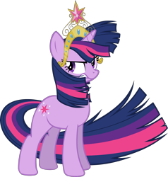 Size: 2847x2994 | Tagged: safe, artist:stardust-r3x, derpibooru import, twilight sparkle, unicorn twilight, pony, unicorn, g4, element of magic, female, high res, horn, mare, simple background, solo, transparent background, vector