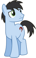 Size: 7000x11372 | Tagged: safe, derpibooru import, edit, earth pony, pony, g4, background pony, frown, male, rockriver rapids, simple background, solo, stallion, transparent background, vector, vector edit