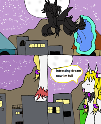 Size: 1102x1348 | Tagged: safe, artist:ask-luciavampire, derpibooru import, oc, oc only, pony, undead, vampire, ask, city, moon, new ask blog, night, psychic vampire, solo, stars, tumblr