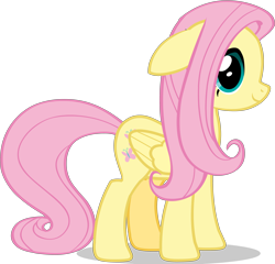 Size: 4000x3838 | Tagged: safe, derpibooru import, fluttershy, pegasus, g4, absurd resolution, ears back, female, flash asset, high res, leak, mare, simple background, smiling, solo, transparent, transparent background, vector