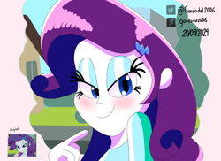 Size: 1049x762 | Tagged: safe, artist:gordodel2006, derpibooru import, rarity, human, equestria girls, g4, scene interpretation, screencap reference, solo