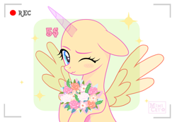 Size: 5655x3913 | Tagged: safe, derpibooru import, oc, oc only, alicorn, earth pony, pegasus, unicorn, adoptable, art, base, character, commission, flower, horn, solo, your character here