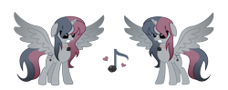 Size: 3500x1387 | Tagged: safe, artist:darbypop1, derpibooru import, oc, oc only, oc:melody everbelle, alicorn, pony, female, mare, nightmarified, simple background, solo, transparent background