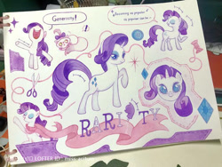 Size: 750x563 | Tagged: safe, artist:miss-aciturn, derpibooru import, rarity, pony, unicorn, horn, solo