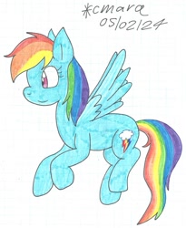 Size: 1102x1341 | Tagged: safe, artist:cmara, derpibooru import, rainbow dash, pegasus, g4, female, solo