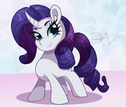 Size: 1400x1200 | Tagged: safe, artist:swasfews, derpibooru import, rarity, pony, unicorn, horn, looking at you, simple background, solo