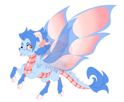 Size: 4100x3400 | Tagged: safe, artist:gigason, derpibooru import, oc, oc:scales, dracony, dragon, hybrid, one eye closed, simple background, solo, tongue, tongue out, transparent background, wink