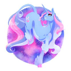 Size: 2000x2000 | Tagged: safe, artist:oneiria-fylakas, derpibooru import, oc, oc only, oc:bird song, pony, unicorn, g4, artfight, blue coat, circle background, coat markings, colored belly, colored hooves, colored pinnae, facial markings, female, fetlock tuft, gift art, golden eyes, gradient legs, high res, hooves, horn, leonine tail, lineless, long horn, long mane, long tail, looking up, magical lesbian spawn, mare, next generation, offspring, pale belly, parent:rainbow dash, parent:twilight sparkle, parents:twidash, pink hooves, raised hooves, raised leg, shiny hooves, shiny mane, shiny tail, slender, smiling, socks (coat marking), solo, sparkly mane, sparkly tail, speedpaint available, standing, standing on one leg, star (coat marking), tail, thick eyelashes, thin, thin legs, three toned mane, three toned tail, unicorn oc, wall of tags