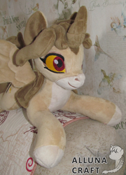 Size: 1994x2776 | Tagged: safe, artist:allunacraft, derpibooru import, oc, alicorn, pony, female, irl, mare, photo, plushie, solo