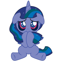 Size: 1200x1200 | Tagged: safe, artist:prixy05, derpibooru import, oc, oc only, oc:eris sparkle, alicorn, hybrid, pony, g4, colored sclera, female, filly, foal, glowing mane, interspecies offspring, offspring, parent:discord, parent:twilight sparkle, parents:discolight, simple background, solo, transparent background