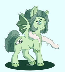 Size: 871x967 | Tagged: safe, artist:haodz, derpibooru import, bat pony, pony, solo