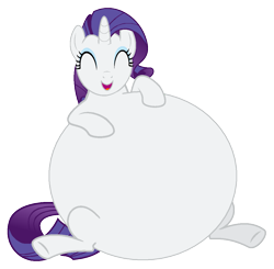 Size: 1113x1092 | Tagged: safe, artist:retroguy1990, derpibooru import, rarity, unicorn, g4, circle tool, female, horn, simple background, solo, stuffed belly, transparent background