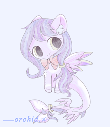 Size: 1286x1477 | Tagged: safe, alternate version, artist:orchidlanlan738, derpibooru import, oc, oc only, pegasus, pony, alternate character, cute, plushie, solo