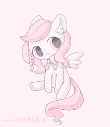 Size: 1286x1477 | Tagged: safe, alternate version, artist:orchidlanlan738, derpibooru import, oc, oc only, pegasus, pony, alternate character, cute, plushie, solo