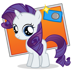 Size: 512x512 | Tagged: safe, artist:nerve-gas, derpibooru import, rarity, pony, unicorn, g4, female, filly, filly rarity, foal, horn, partially transparent background, solo, younger