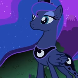 Size: 1079x1080 | Tagged: safe, derpibooru import, screencap, princess luna, g4, luna eclipsed, season 2, concave belly, cropped, slender, solo, thin