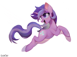 Size: 2072x1541 | Tagged: safe, artist:unclechai, derpibooru import, amethyst star, sparkler, pony, unicorn, female, horn, mare, simple background, solo, white background