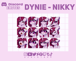 Size: 1636x1316 | Tagged: safe, artist:sparkie45, derpibooru import, oc, oc only, oc:nikky, changeling, pony, commission, commission open, emotes, solo