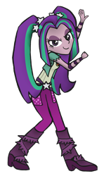 Size: 1550x2611 | Tagged: safe, artist:partypievt, derpibooru import, aria blaze, human, equestria girls, g4, 2014, old art, simple background, solo, transparent background