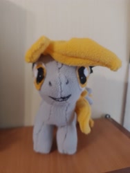 Size: 3000x4000 | Tagged: safe, artist:jbond, derpibooru import, derpy hooves, pegasus, pony, g4, cute, female, handmade, irl, mare, photo, photography, plushie, solo